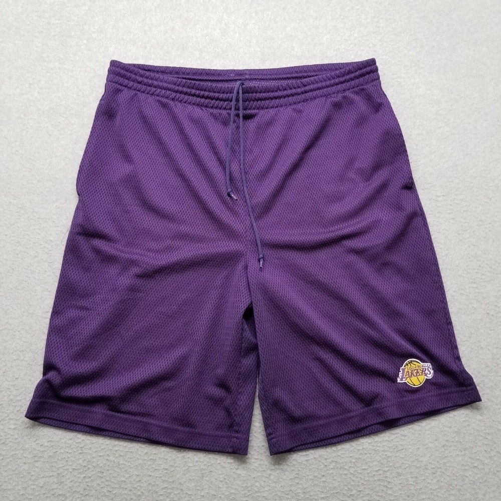 Los Angeles Lakers Shorts‎ Mens Medium Purple Pockets Drawstring NBA